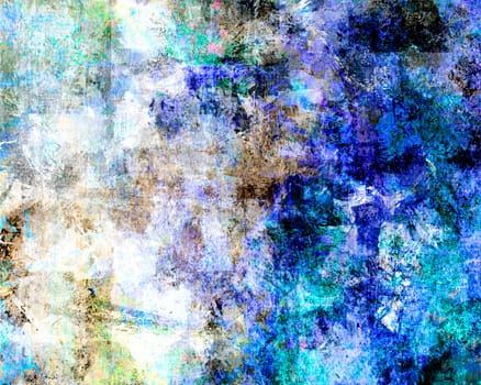 Abstract Hand Painted Textures Retro