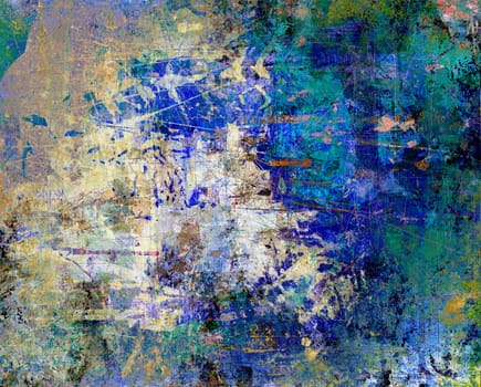 Abstract Hand Painted Textures Retro