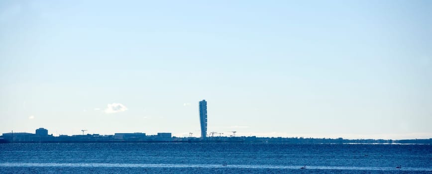 Skyline of Malm in Sweden