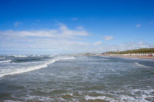 Coastline on a sunny day