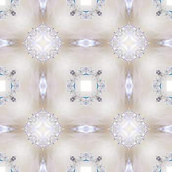 an abstract kaleidoscope background on white background