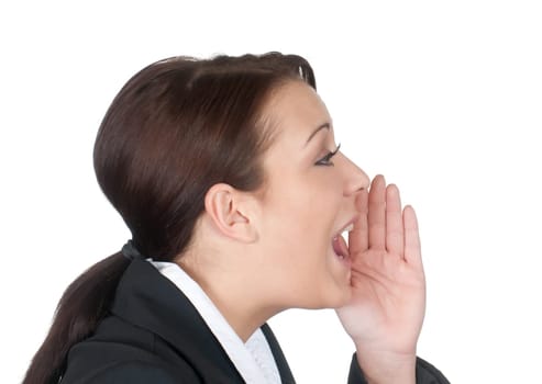 Businesswoman Calling