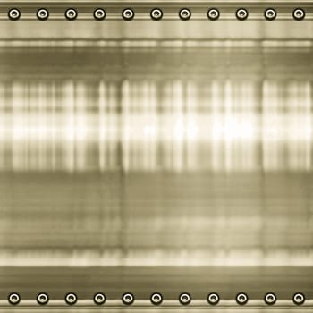 great gold metal background texture with screws
