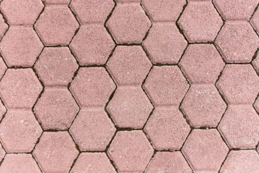 Pavement of sidewalk for pedestrian