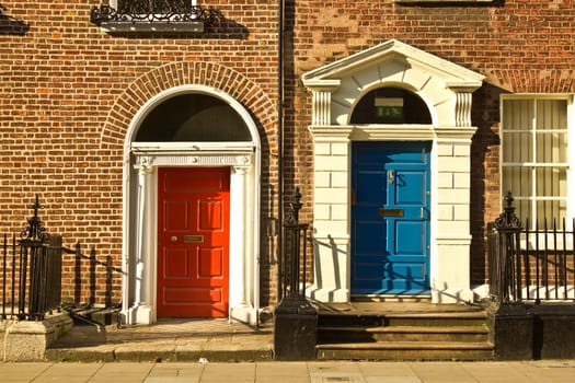 Colorful Doors in Dublin,Ireland