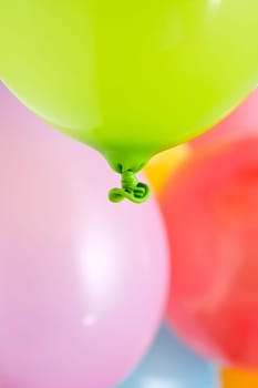 close-up background of a colorful air balloons