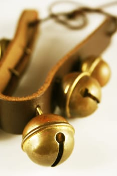 traditional chimes on white background