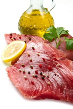 fillet of fresh tuna