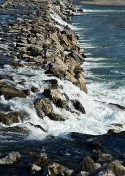 River Adda in the northern Italy