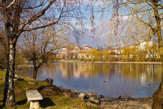 a view of Como lake
