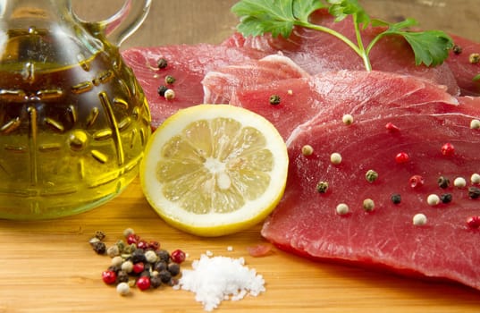 fillet of fresh tuna