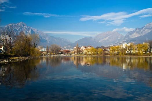 a view of Como lake