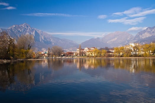 a view of Como lake