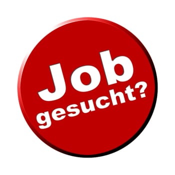 Button round red - job wanted?