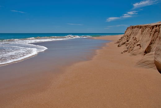 Sandy beach