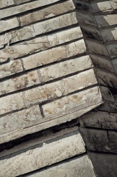 background of decaying slate roof tiles