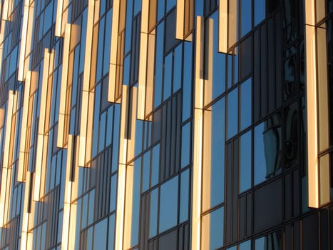 glass and metal office winows