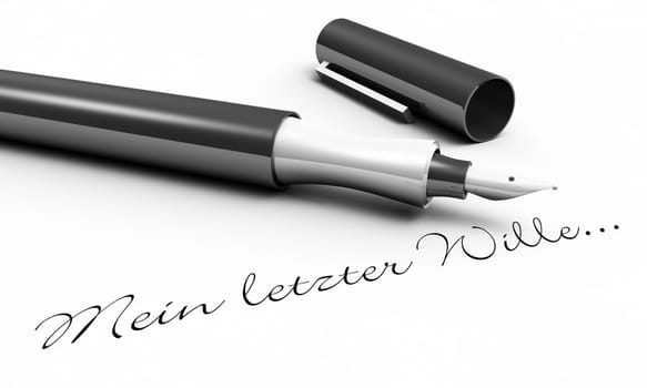 My Last Will... - Pen Concept