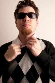 Male Getting Dressed