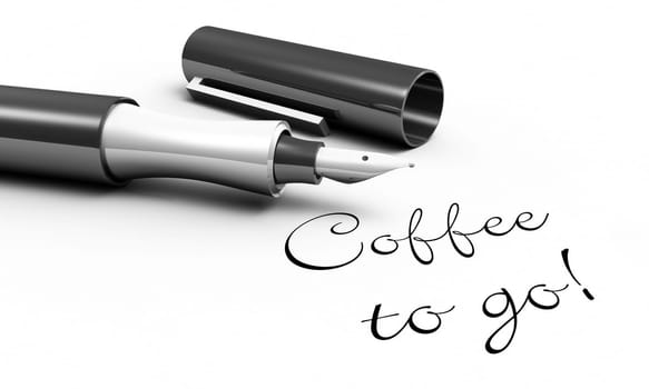 Coffee to go! - Pen concept