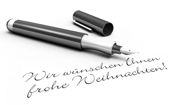 We wish you a Merry Christmas! - Pen concept