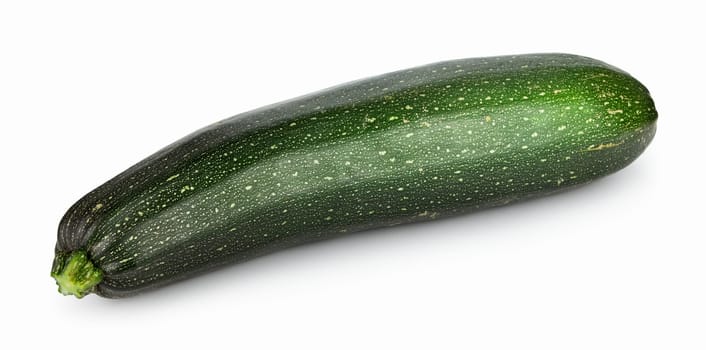 Fresh zucchini isolated on white background