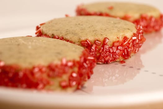 White Tea Pomegranate Cookies