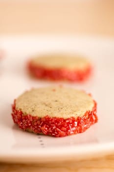 White Tea Pomegranate Cookies