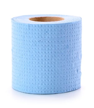 Toilet paper isolated on white