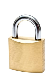 Padlock isolated on white background
