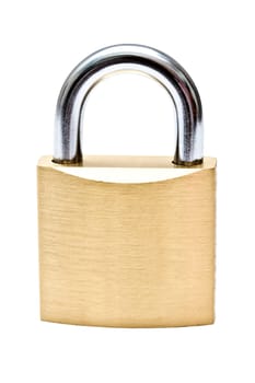 Padlock isolated on white background