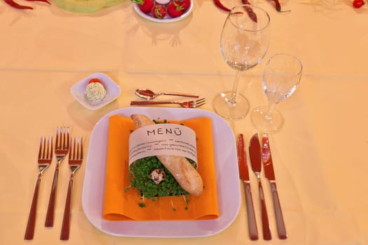 5-course menu