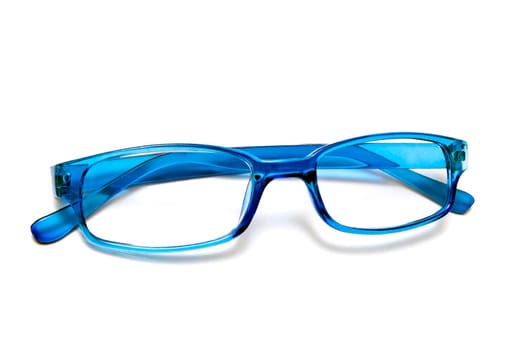 Beautiful glasses isolated on white background