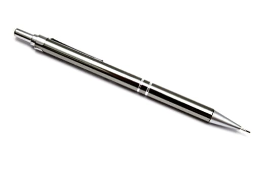 Automatic pencil isolated on white background