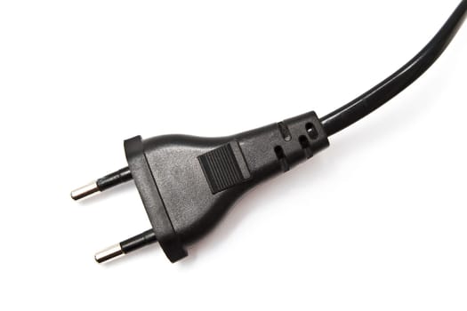 Electric plug isolated on the white background
