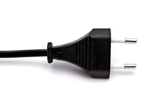 Electric plug isolated on the white background