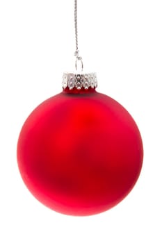 Beautiful christmas decoration isolated on white background