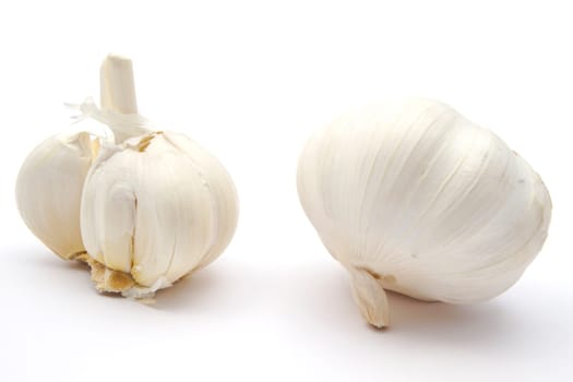 Garlic isolated on a white background