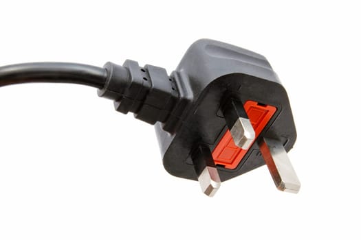 plug closeup on white background