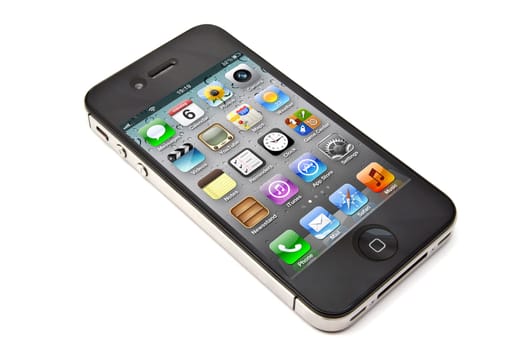 Apple iPhone 4s isolated on white background