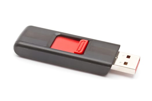 USB memory stick isolated on white background