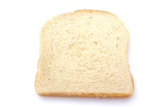 Fresh bread isolated on white background