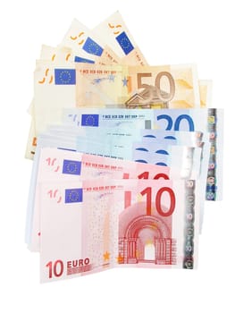 EURO currency isolated on white background
