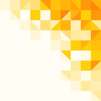 Triangle and Square pattern in yellow and orange colors