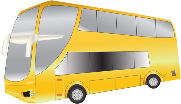 A Luxury Long Distance  Double Deck Coach