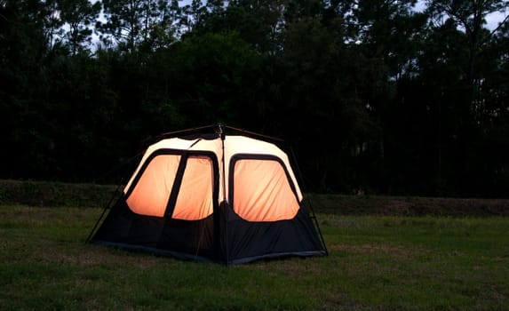 Glowing Tent