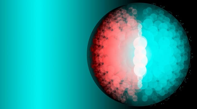 Cell Structure Graphic Background