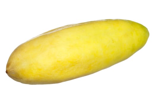 The passion fruit , tropical fruit on white background