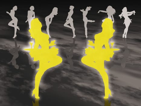 the dancing girls
