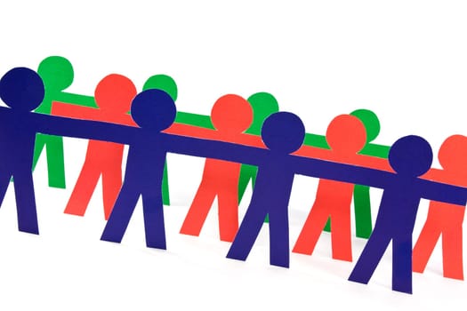 people group doing teamwork in their business